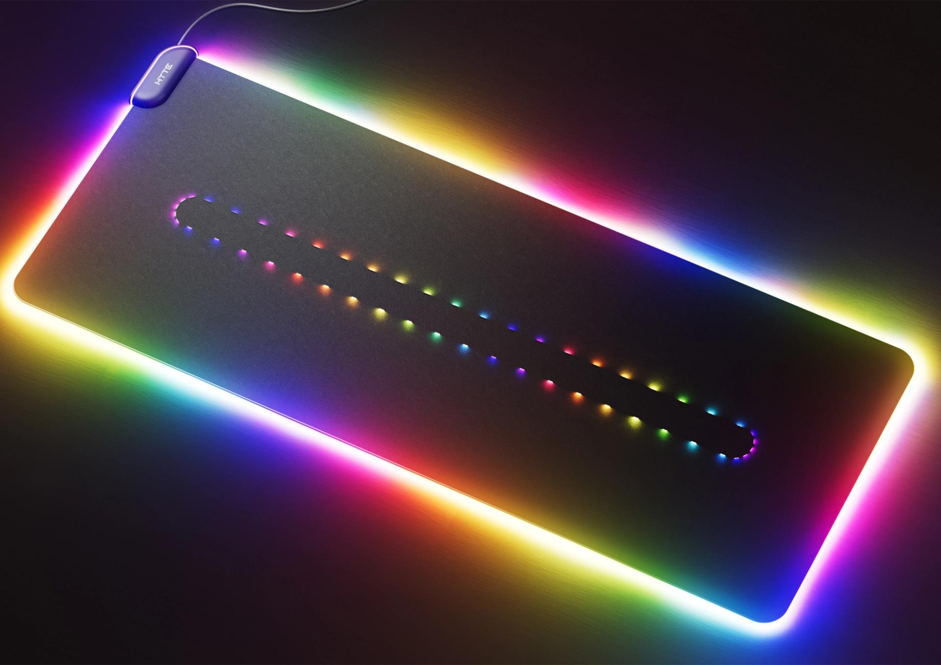 HYTE CNVS RGB DESK MAT Mousepad - Black