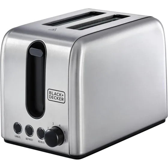 BLACK + DECKER Toaster 2 Slices 1050 Watt