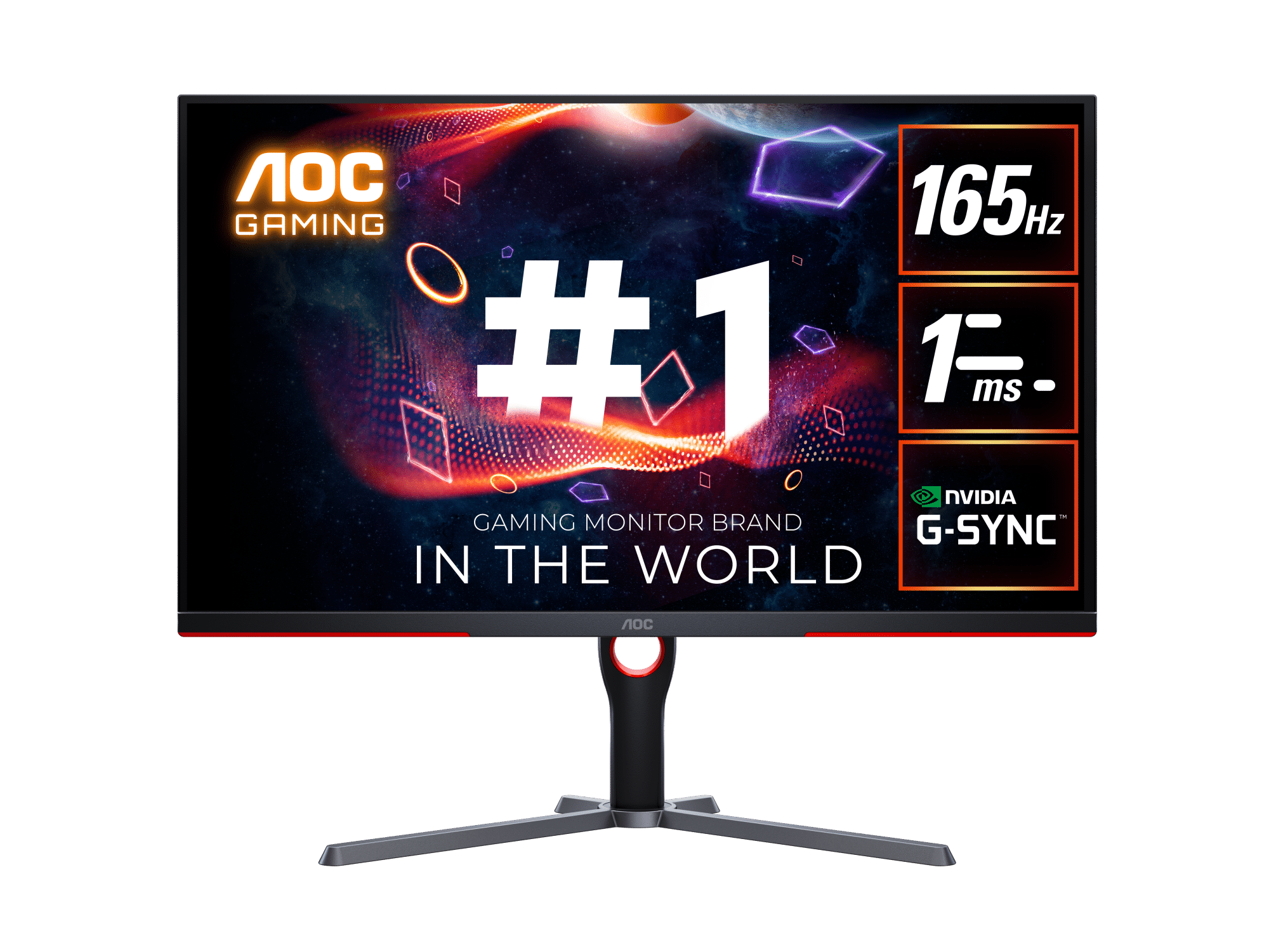 AOC Q32G3S 31.5 Inch 165Hz QHD HDMI 2.0 1ms IPS Gaming Monitor - Black