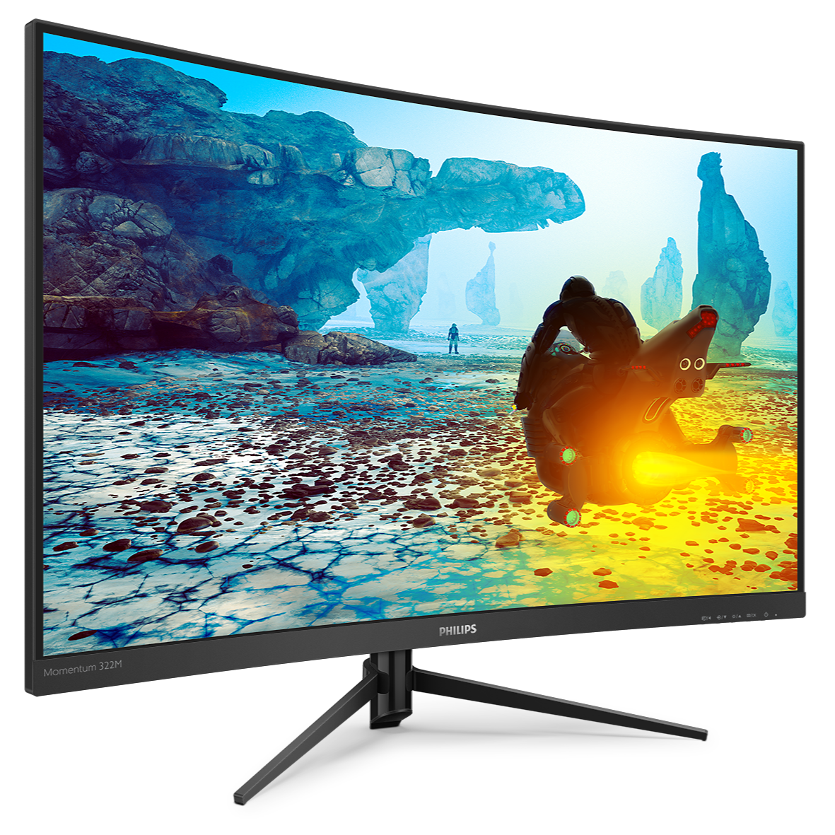 Philips 322M8CP 32 Inch FHD 240Hz 0.5ms HDMI x 2 Curved Gaming Monitor - Black