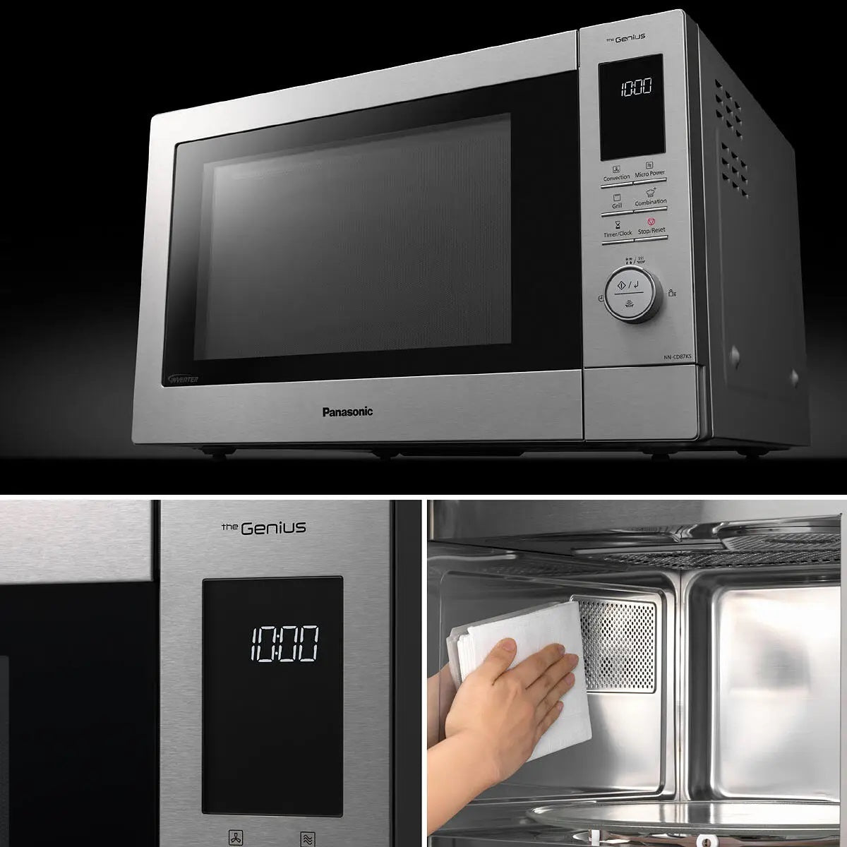 Panasonic 4-in-1 Convection Microwave Oven, 34 Liters, 1000 Watts