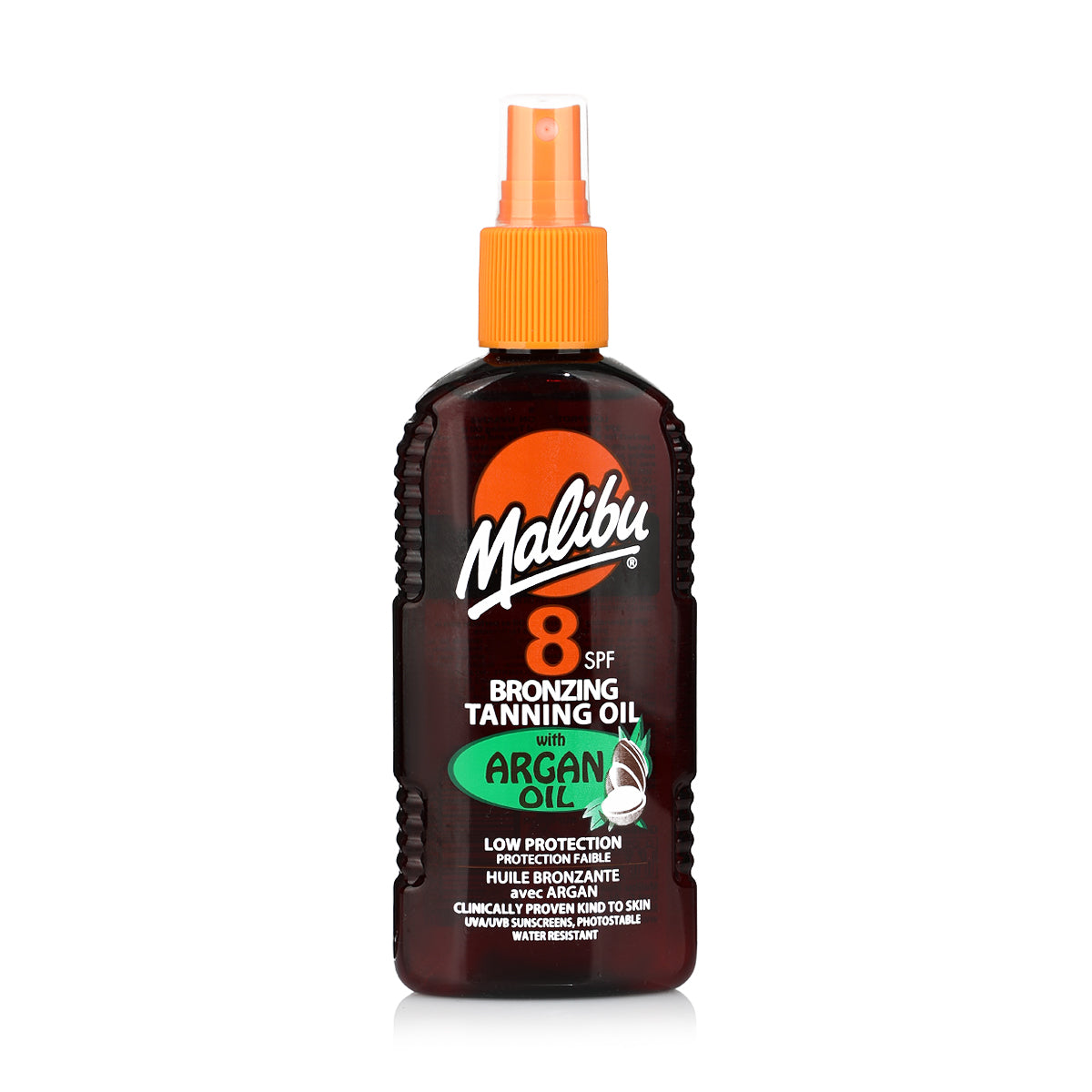 Malibu Tanning Oil With Argan Oil Spf8 200 ml