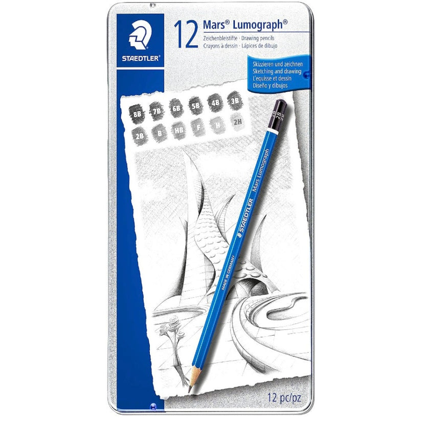 Mars Lumograph Pencil Set=12pc