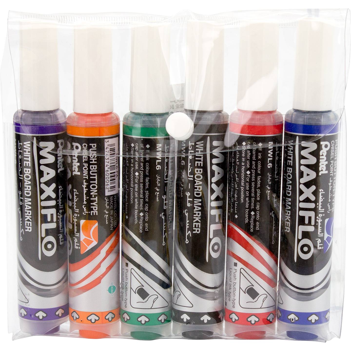 Maxiflo WB Marker Chl Wlt=6Pc