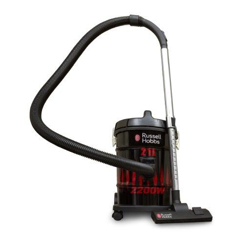 2X Heavy Duty Vacuum Cleaner, 2200W, 21 Liters, - Black/Red