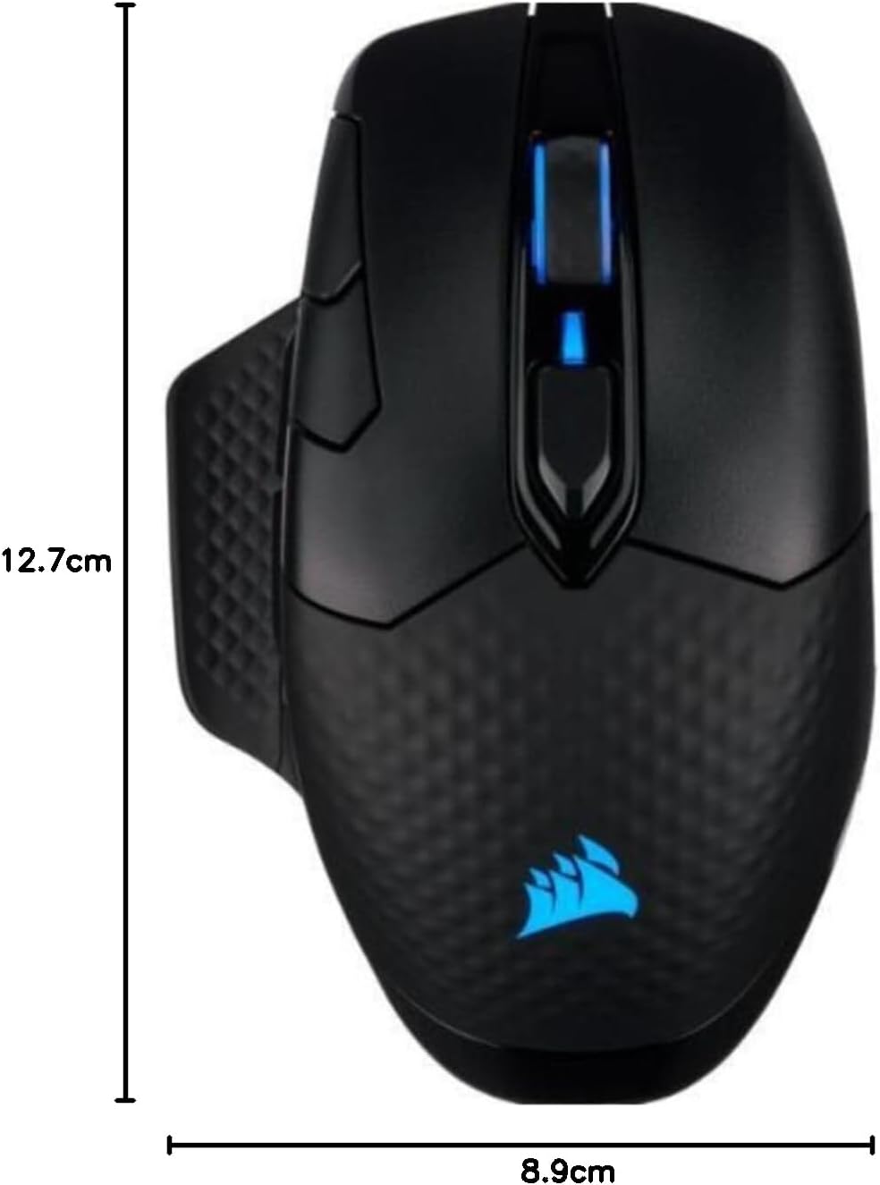 CORSAIR ICUE DARK CORE PRO RGB Wireless Gaming Mouse - Black