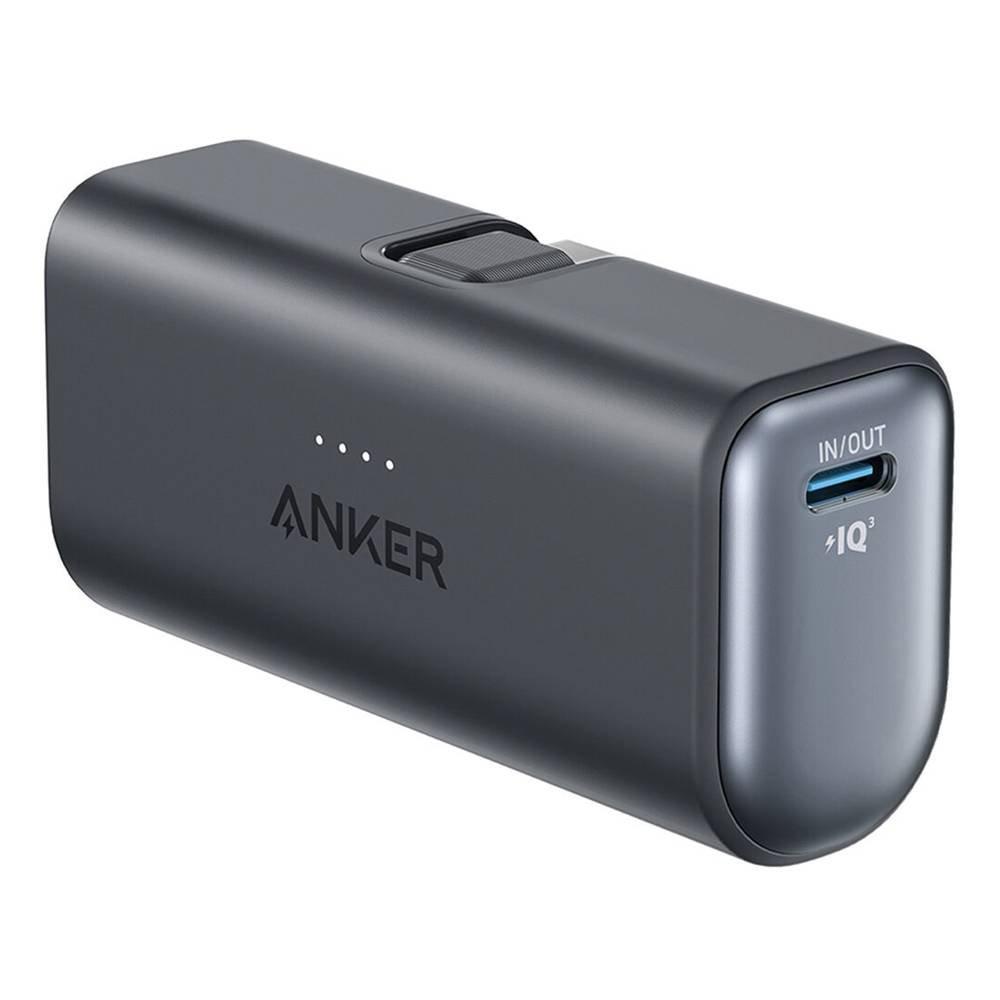 Anker Nano Power Bank (22.5W, Built-In USB-C Connector) 5000mAh - Black