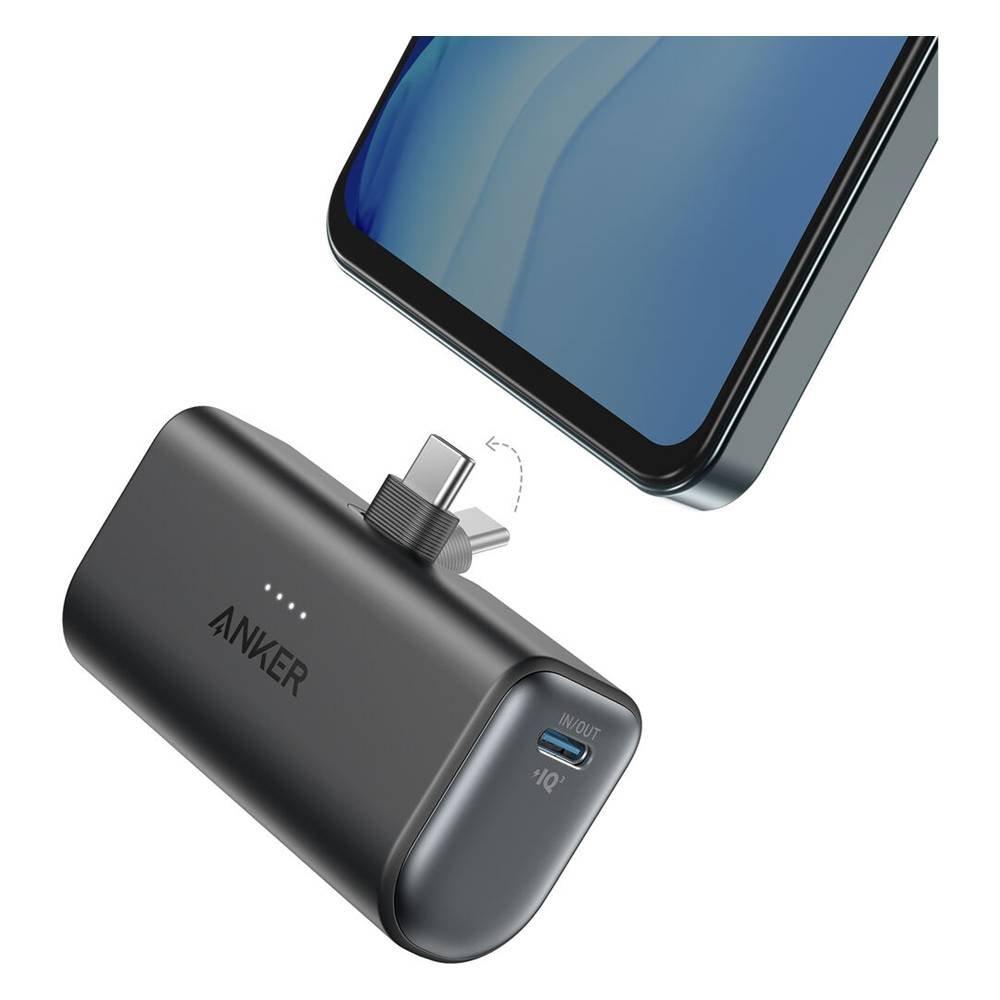 Anker Nano Power Bank (22.5W, Built-In USB-C Connector) 5000mAh - Black