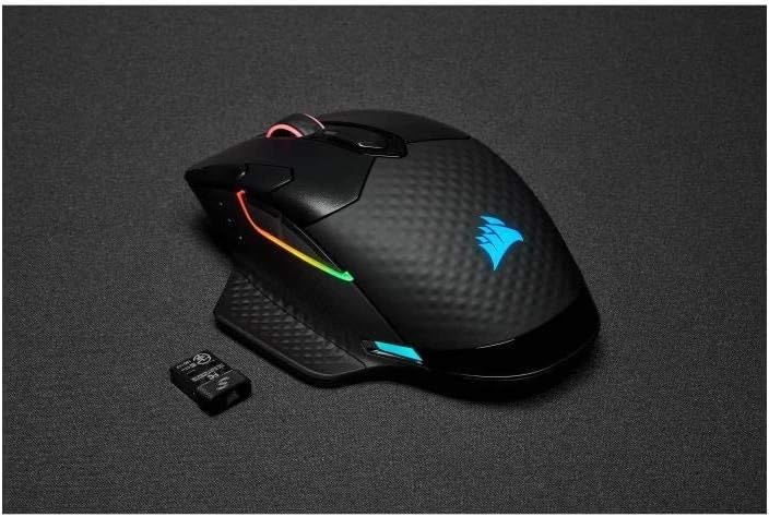 CORSAIR ICUE DARK CORE PRO RGB Wireless Gaming Mouse - Black