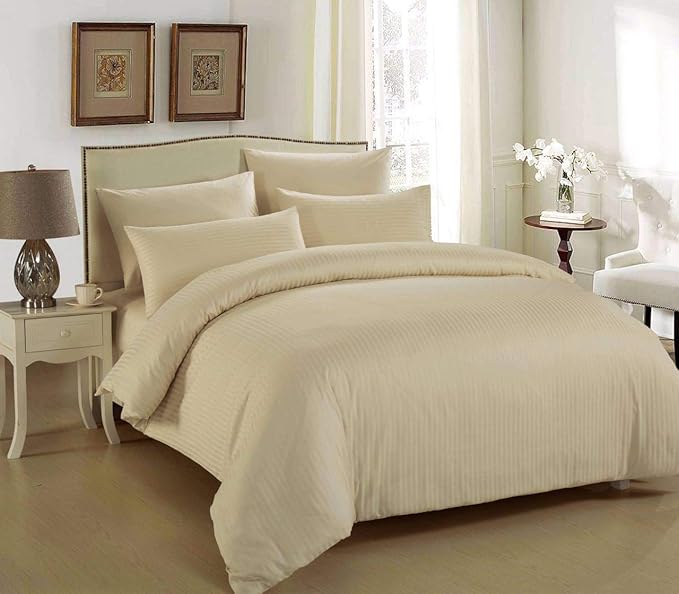 CANNON KING HOTEL STRIP WITH EMBRIODERY COMFORTER 6PC