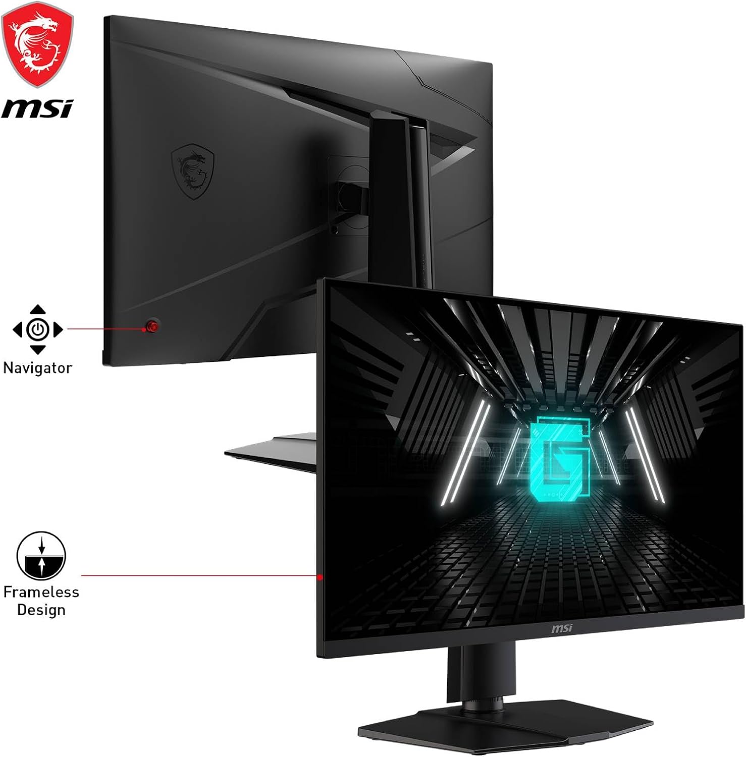 MSI G274QPF E2 27 Inch IPS WQHD 180Hz 1ms Gaming Monitor - Black