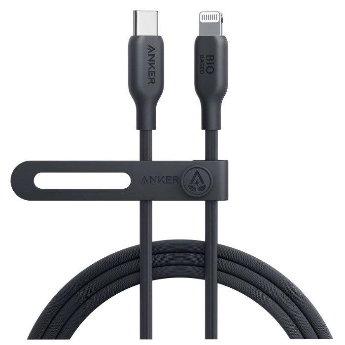 Anker 542 USB-C to Lightning Cable (Bio-Braided) (0.9m/3ft) - Black