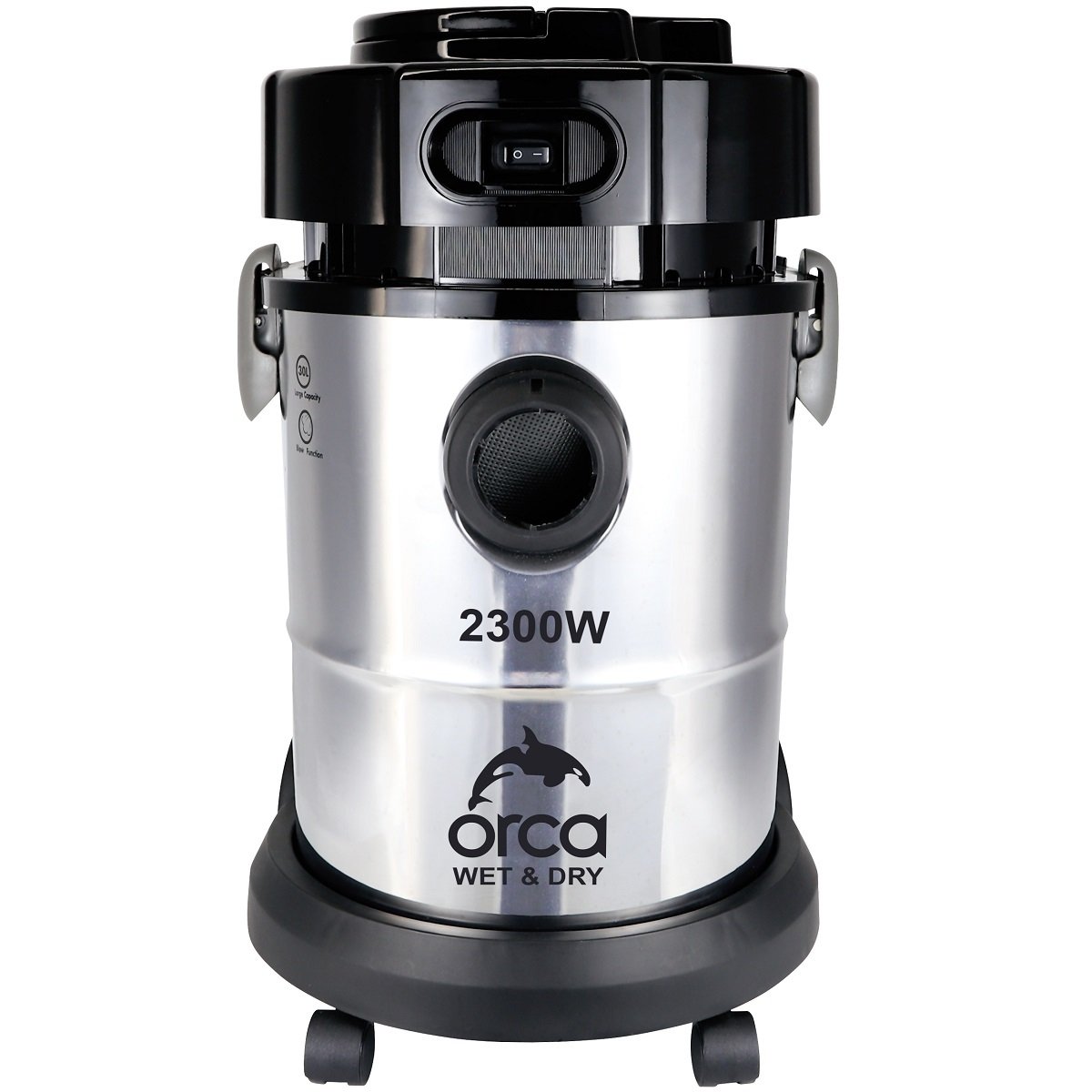Orca Drum Wet & Dry Vacuum Cleaner 30 Liters 2300 Watts