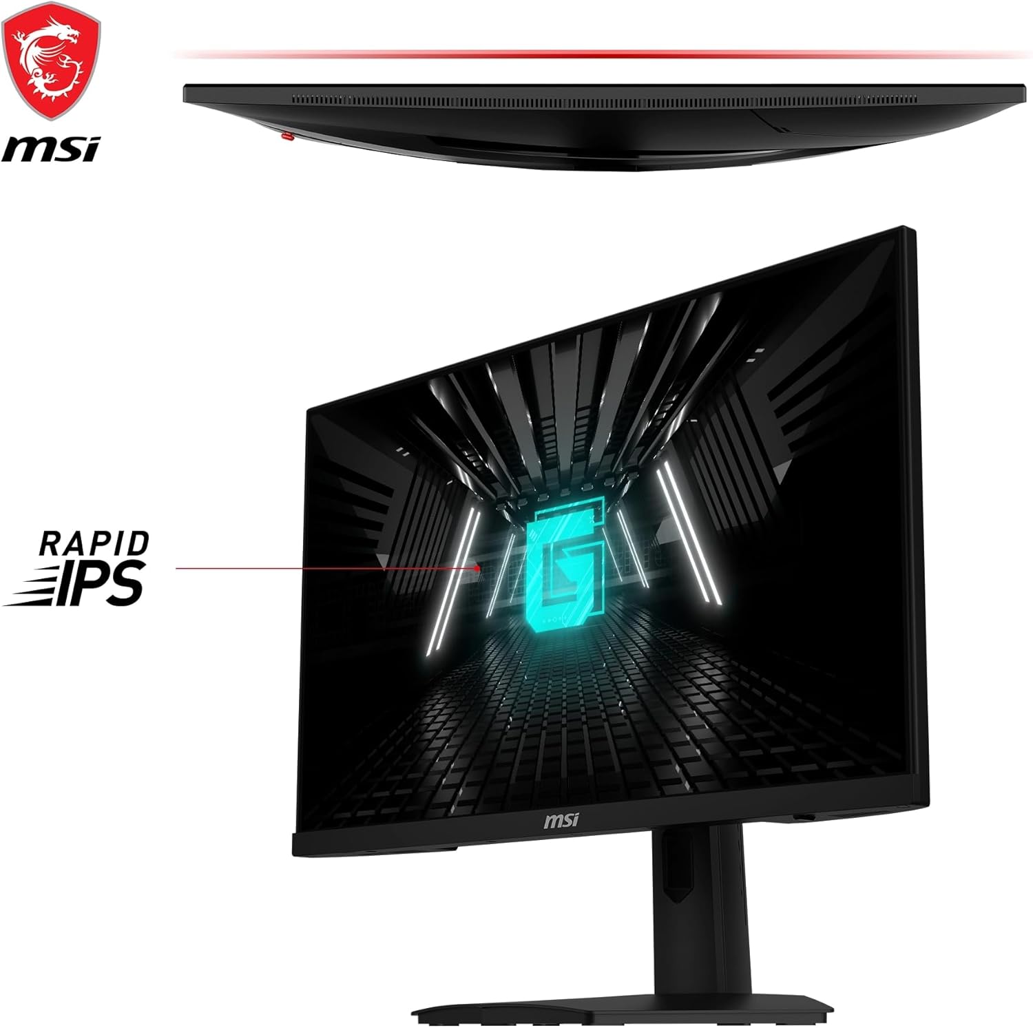 MSI G244F E2 24 Inch IPS FHD 180Hz 1ms Gaming Monitor - Black
