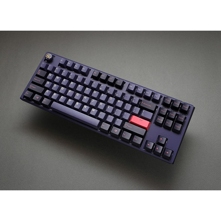 DUCKY ONE 3 TKL PBT HOT SWAP Blue Switch Cherry RGB Wired Mechanical Gaming Keyboard Arabic - Cosmic Blue