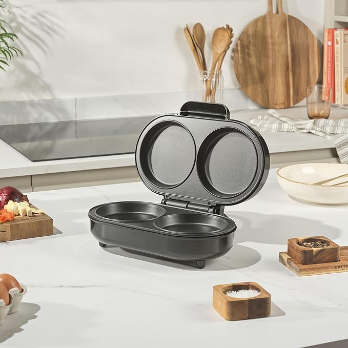 RAF 850W Double-Sided Electric Omelette Maker with Non-Stick Coating & Uniform Heat