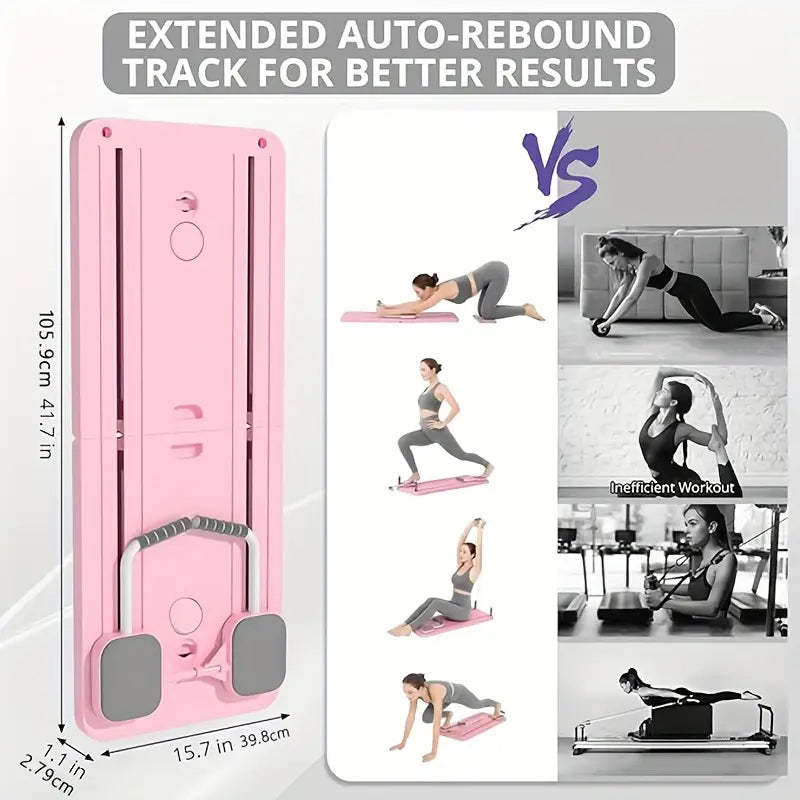 لوح بيلاتيس 5 في 1 قابل للطي متعدد الأغراض للاستخدام المنزلي