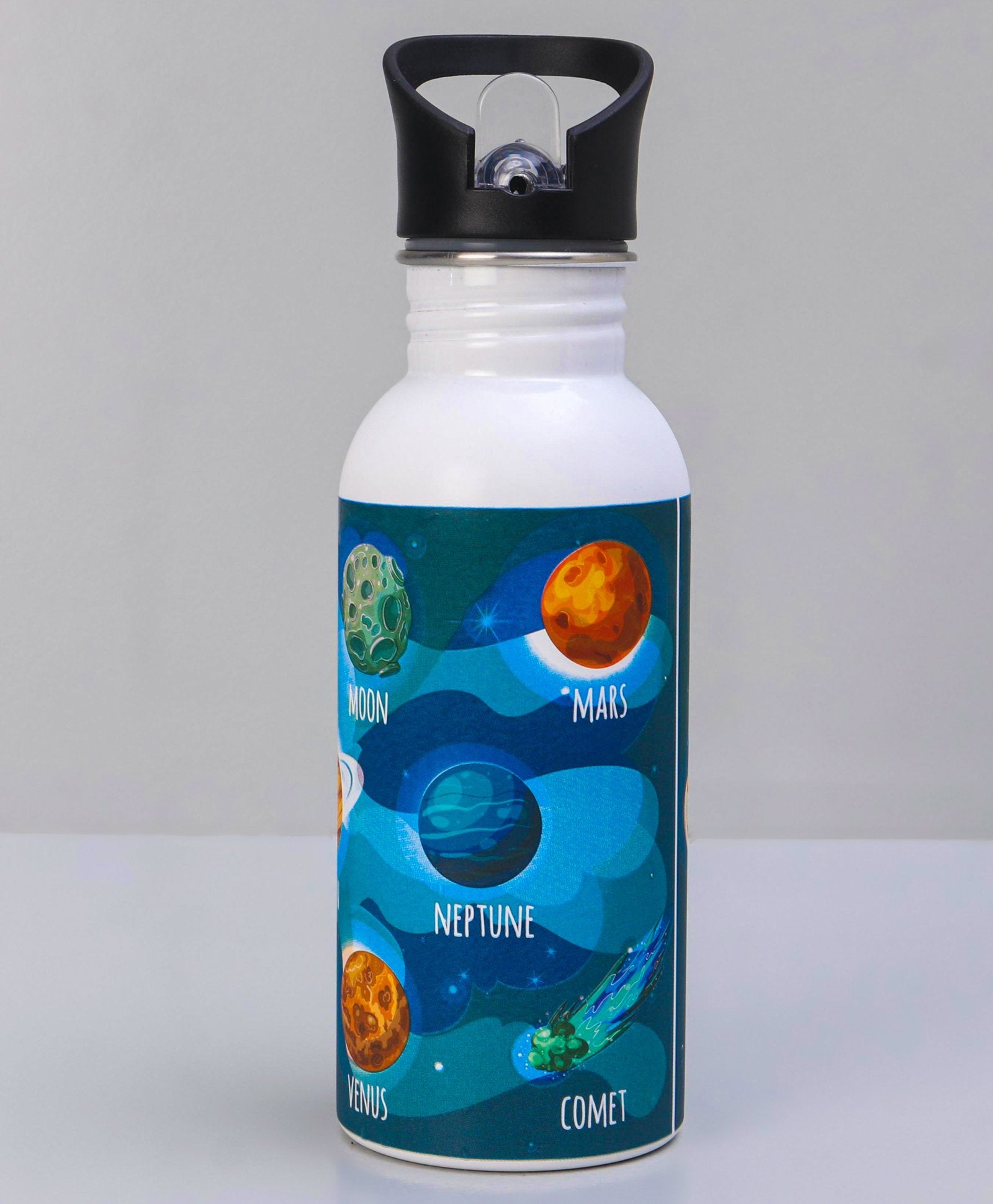 Magic Color Changing Bottle with Sipper Straw