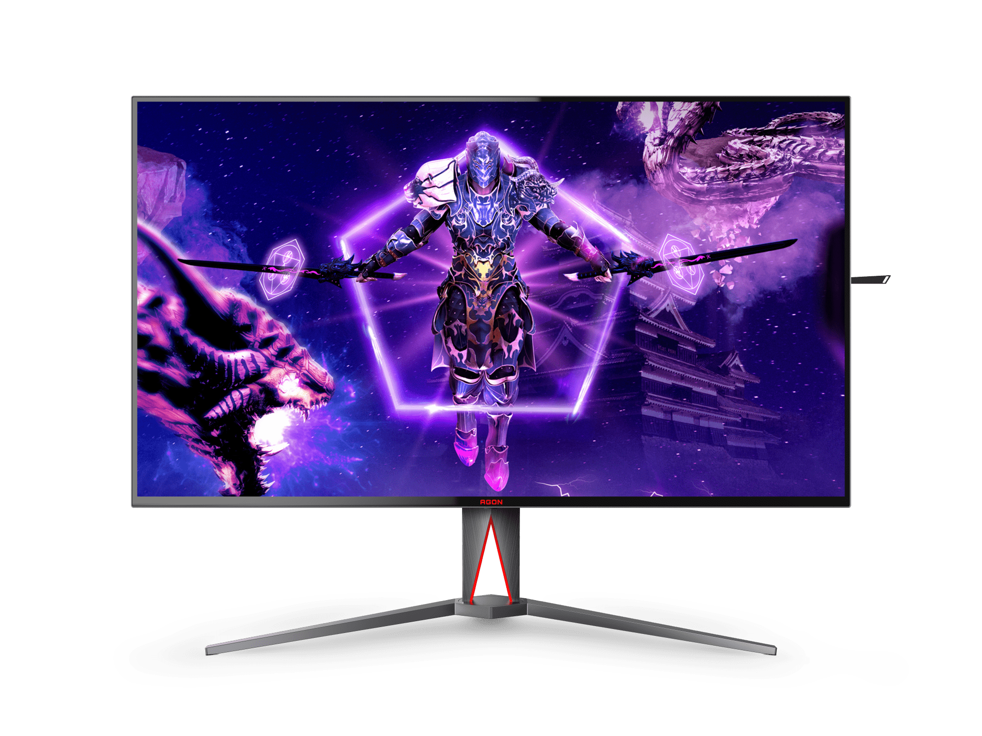 AOC AGON PRO AG485UD2 48 Inch 138Hz UHD HDMI 2.1 0.1ms OLED Gaming Monitor - Black