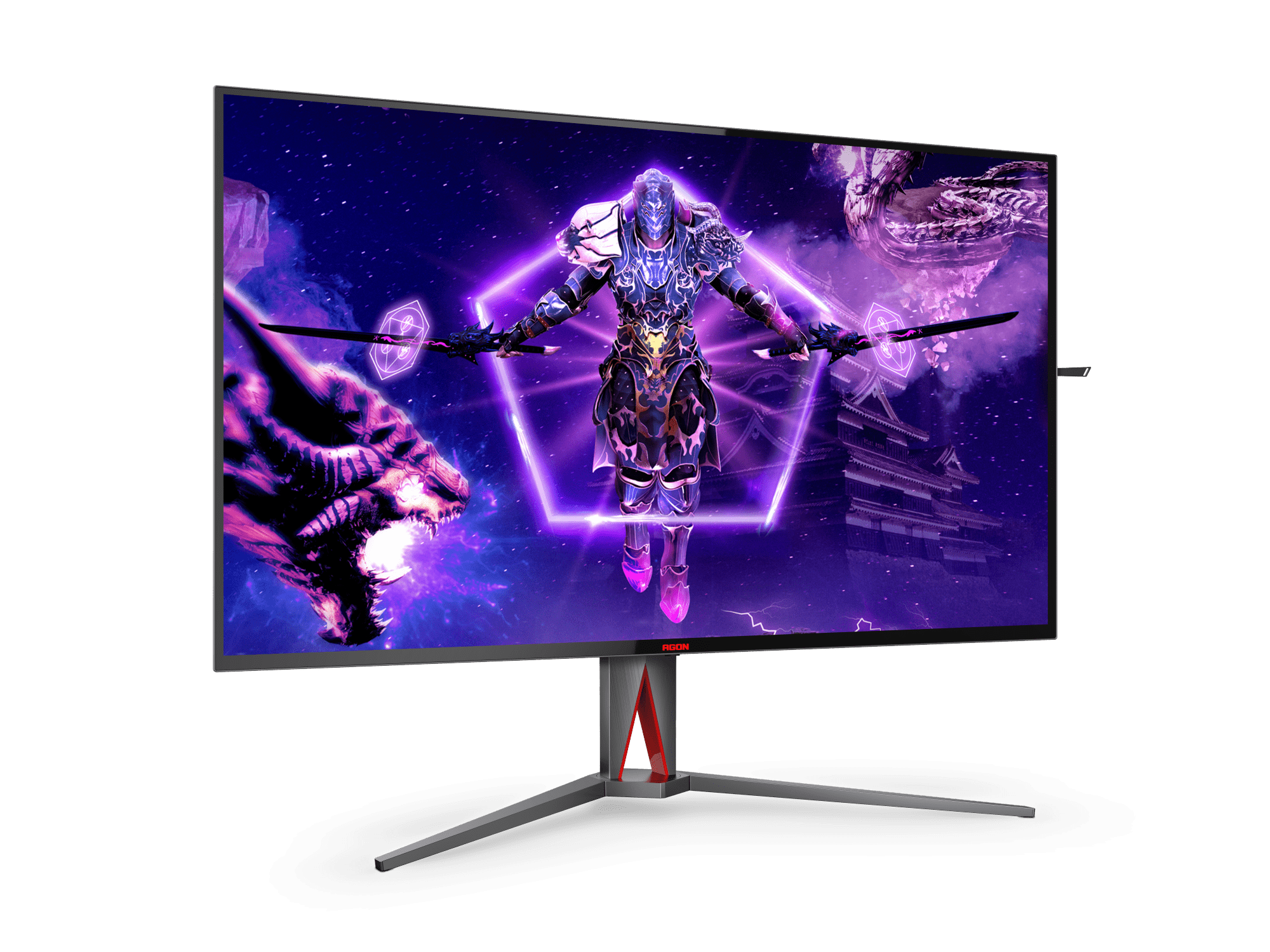 AOC AGON PRO AG485UD2 48 Inch 138Hz UHD HDMI 2.1 0.1ms OLED Gaming Monitor - Black