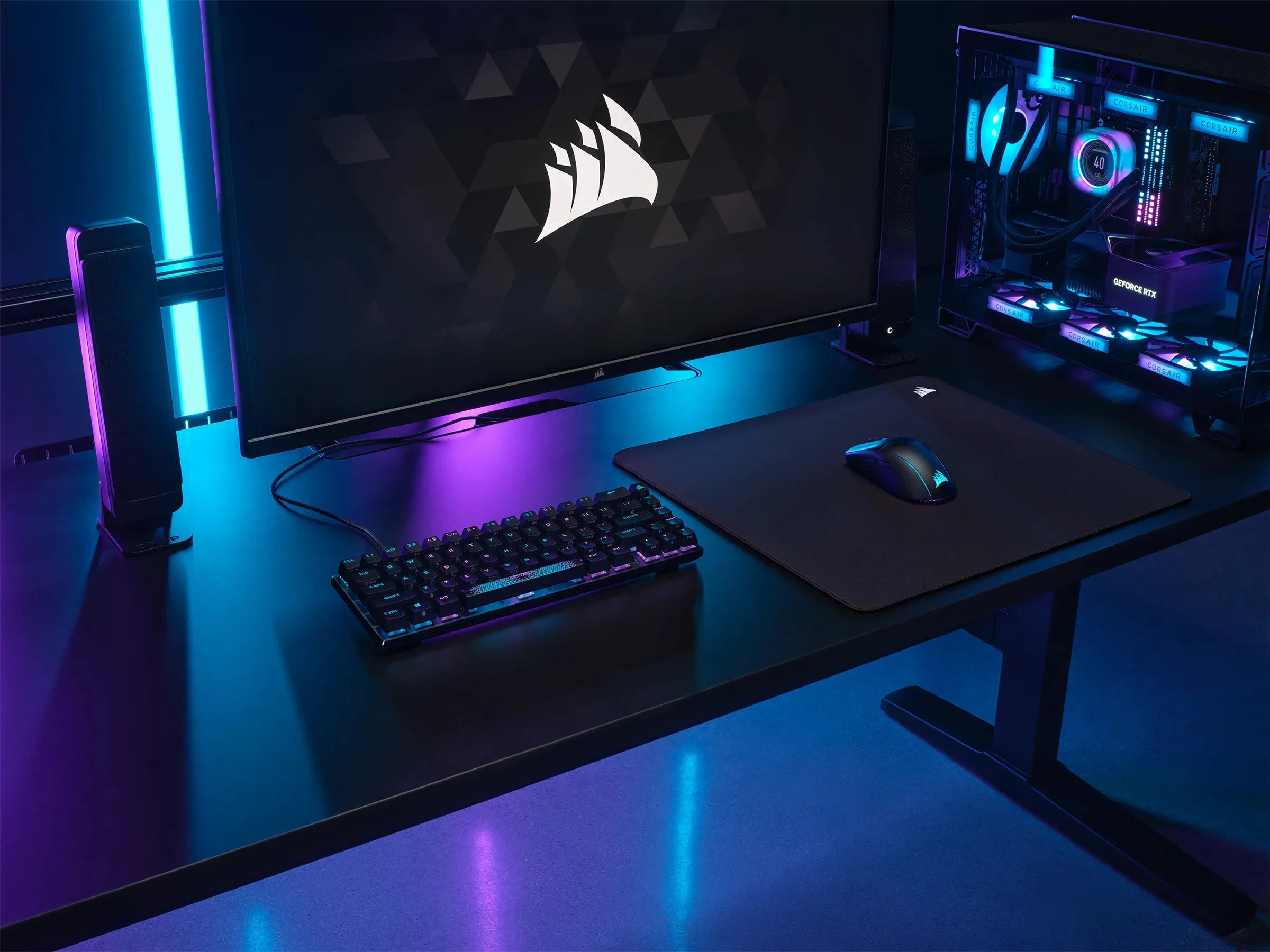 CORSAIR MM500 v2 Hybrid Cloth Gaming Mouse Pad - Large