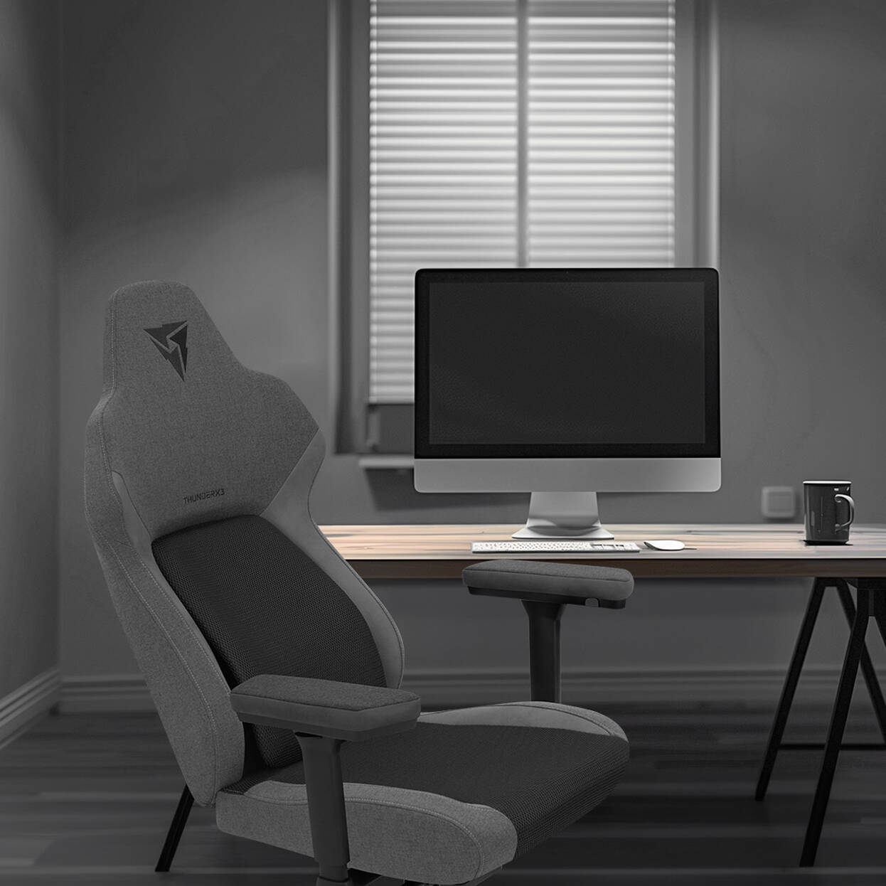 ThunderX3 Core Smart Mesh Gaming Chair Black