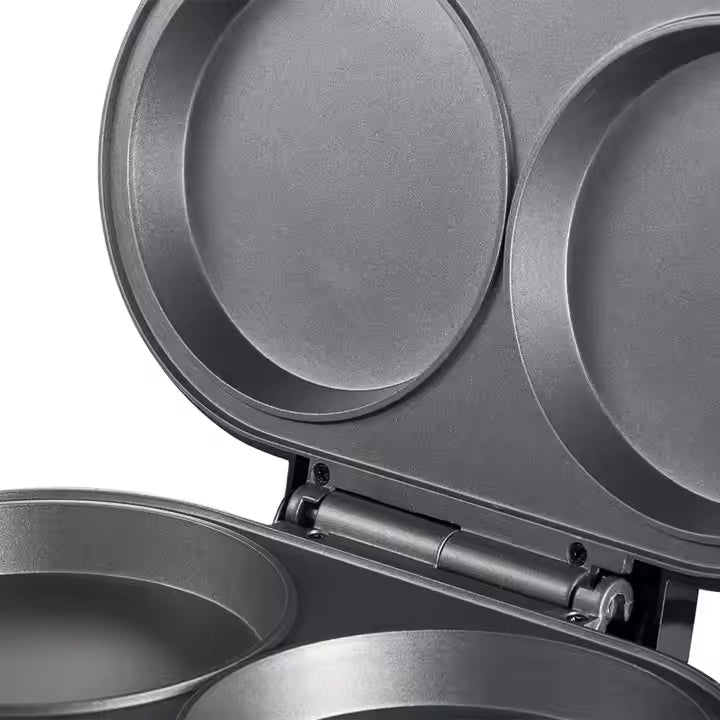RAF 850W Double-Sided Electric Omelette Maker with Non-Stick Coating & Uniform Heat