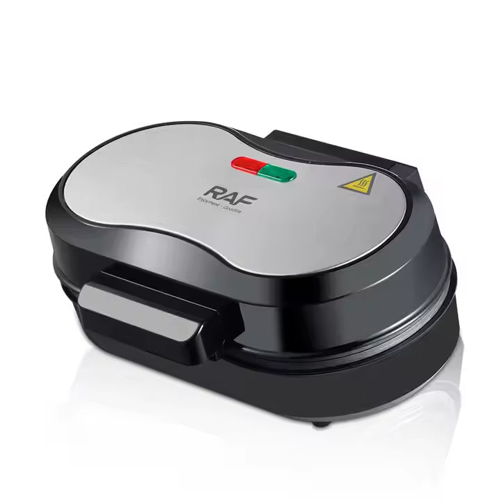 RAF 850W Double-Sided Electric Omelette Maker with Non-Stick Coating & Uniform Heat