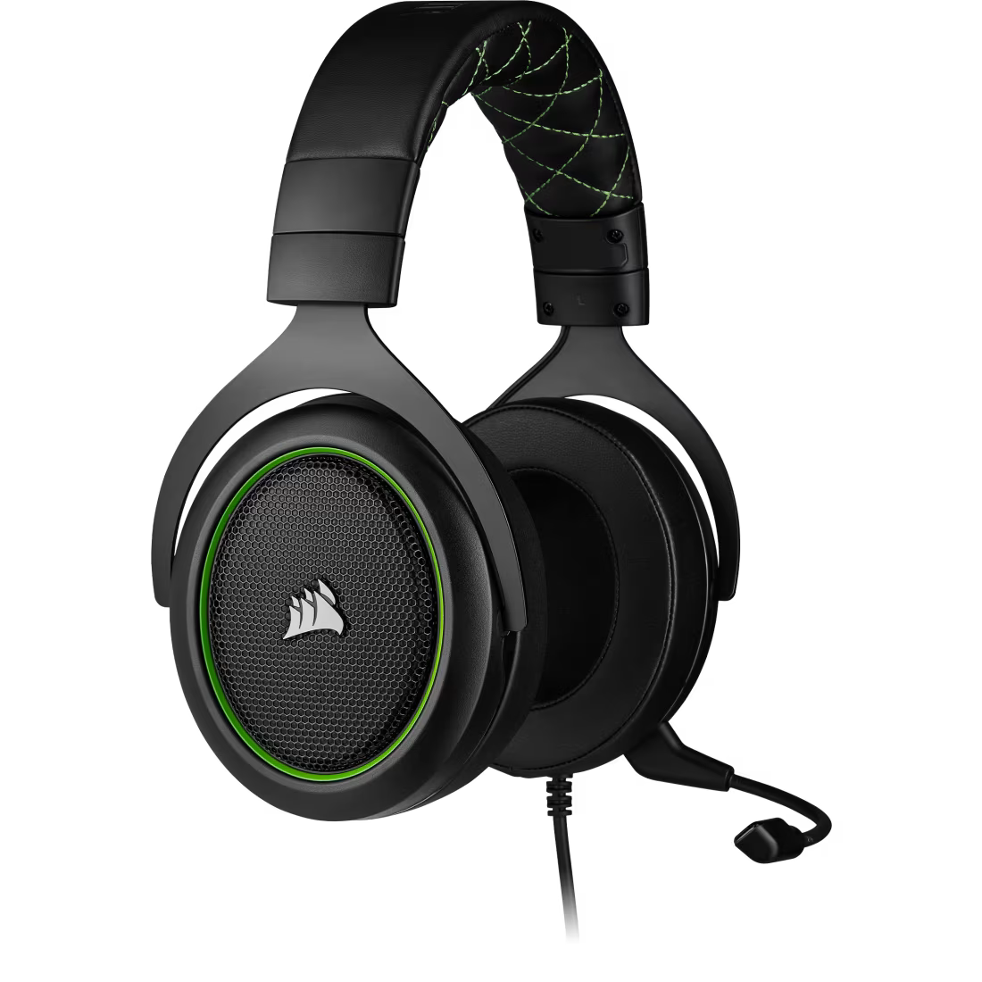 CORSAIR HS50 PRO STEREO Wired Gaming Headset - Green (EU)