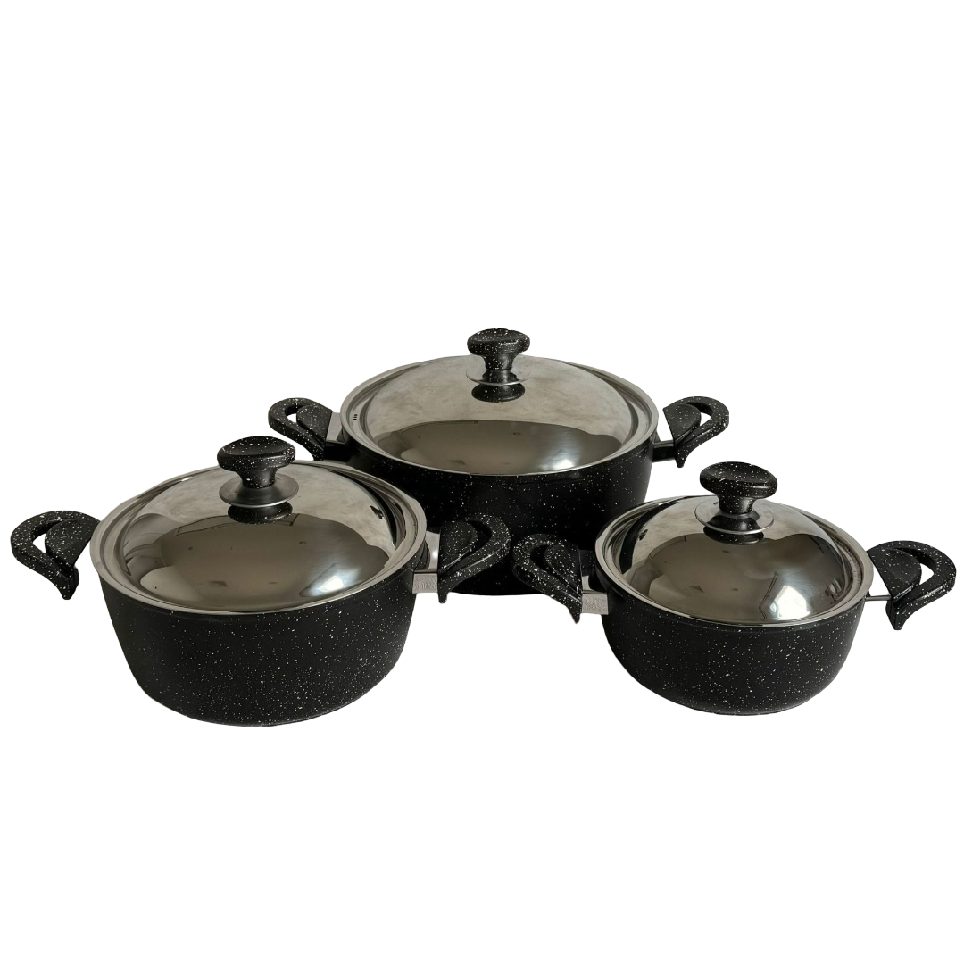 Saflon 6 Pcs Cooking Set 20+24+28