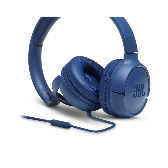 JBL - WIRED TUNE 500 HEADPHONE JBLT500 - BLUE