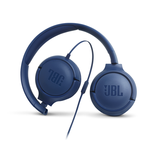 JBL - WIRED TUNE 500 HEADPHONE JBLT500 - BLUE