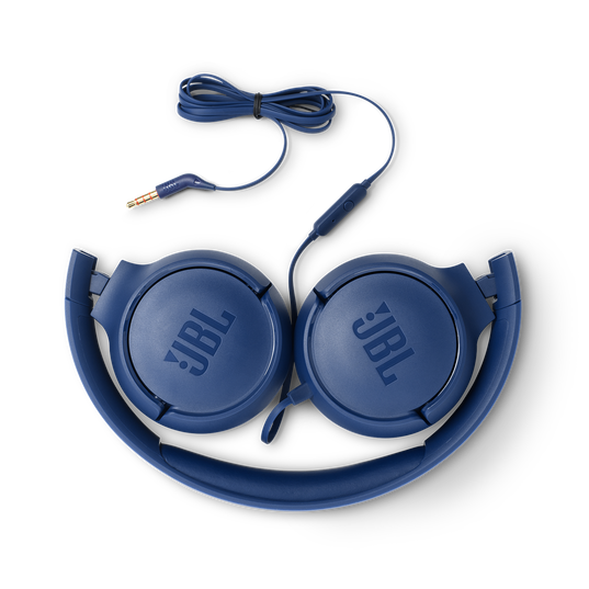 JBL - WIRED TUNE 500 HEADPHONE JBLT500 - BLUE