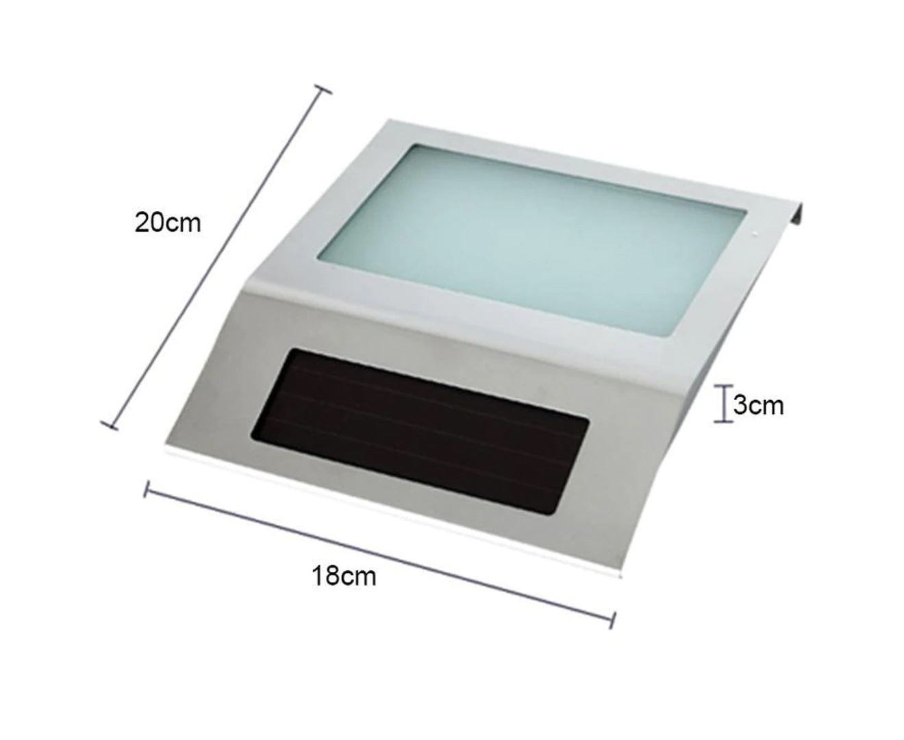 Stainless Steel Solar LED House Number Light