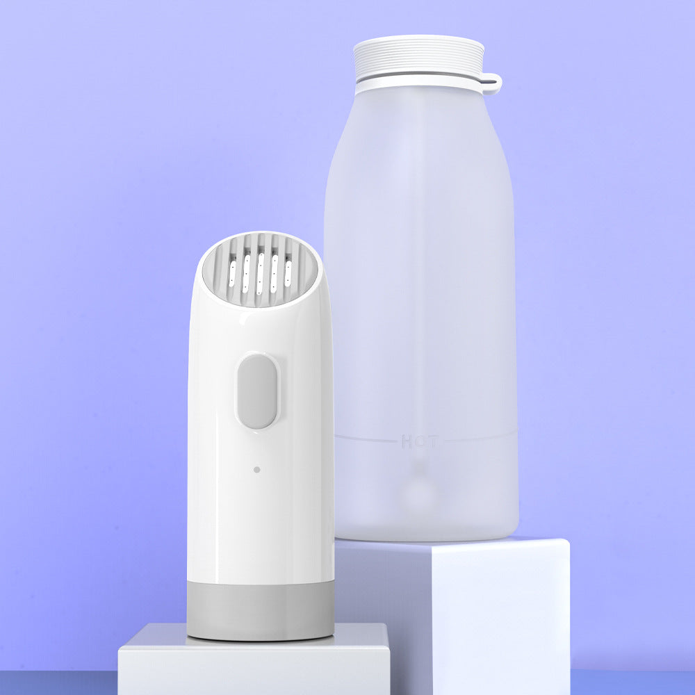 Portable USB-Powered Electric Flushing Bidet for Personal Hygiene with Interchangeable Nozzle and Wide Angle Rinse