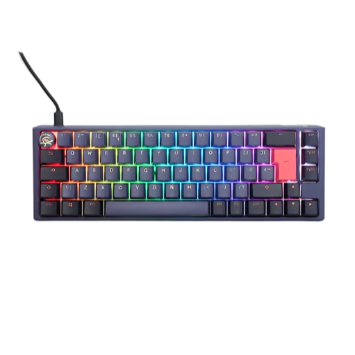 DUCKY ONE 3 SF PBT HOT SWAP Blue Switch Cherry RGB Wired Mechanical Gaming Keyboard Arabic - Cosmic Blue
