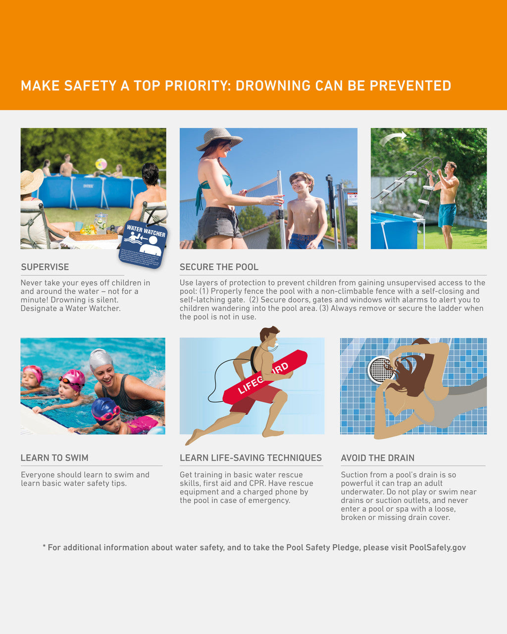 حوض سباحة مستطيل الشكل من إنتكس (218 سم × 149 سم × 58 سم)