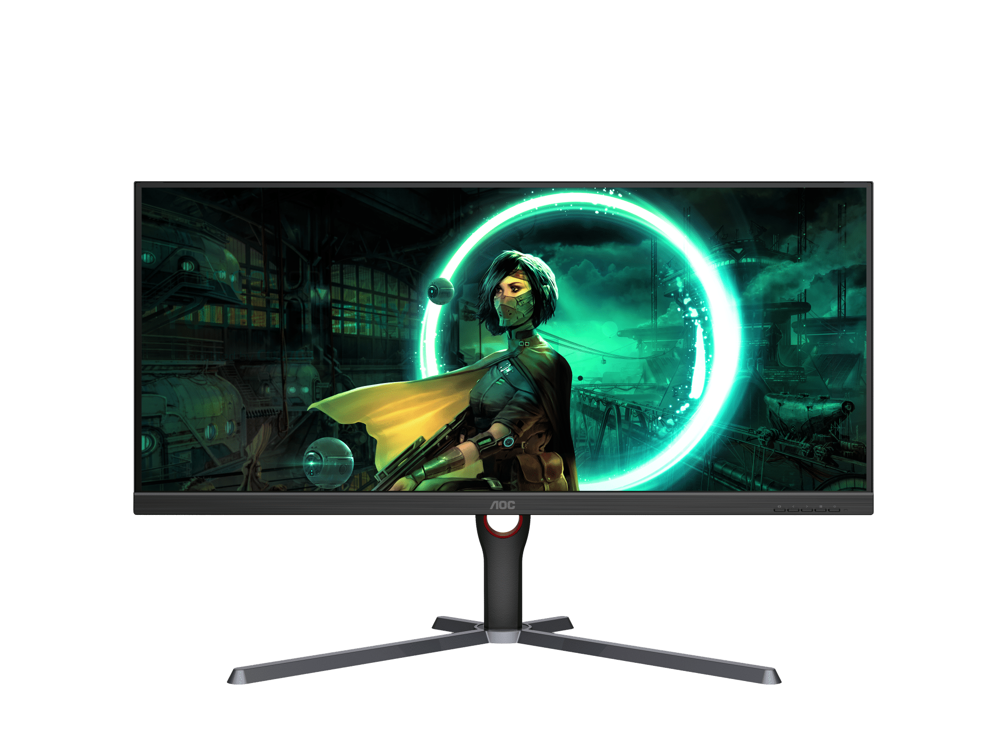 AOC U34G3XM 34 Inch 144Hz WQHD HDMI 2.0 1ms Gaming Monitor - Black