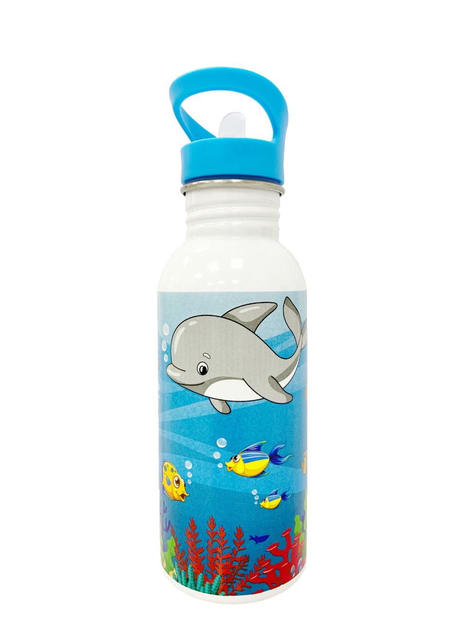 Magic Color Changing Bottle with Sipper Straw