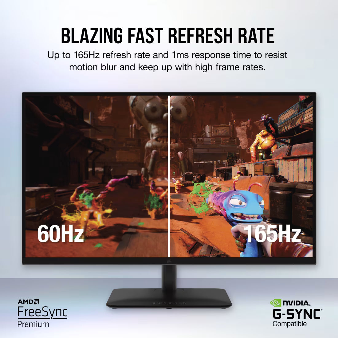 CORSAIR XENEON 32 Inch 165Hz 1ms QHD IPS HDR-ready Gaming Monitor - Black