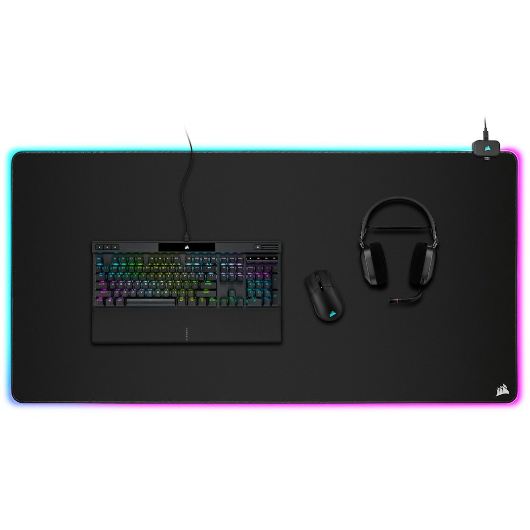 CORSAIR MM700 RGB Extended 3XL Cloth Gaming Mouse Pad / Desk Mat - Black