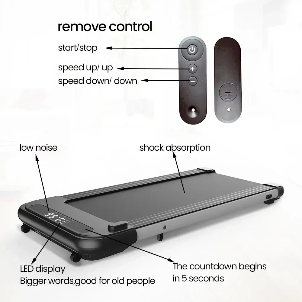 Black Bull Folding Electric Treadmill
