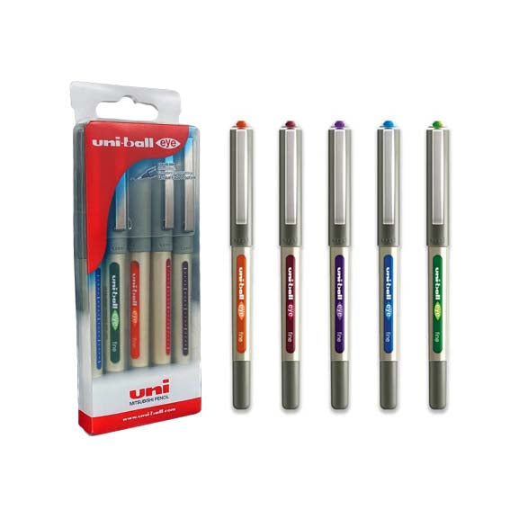 Eye fine pen Wlt=5col.