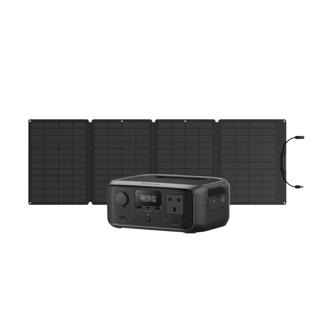 EcoFlow RIVER 3 Portable Power Station 245Wh capacity, 300W rated output, X-Boost up to 600W