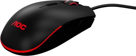 AOC GM500 RGB Wired Gaming Mouse - Black