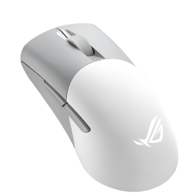 ASUS ROG KERIS RGB Wireless Aimpoint Gaming Mouse - White