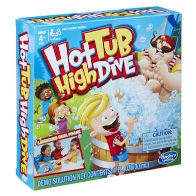 لعبة الرغوة المتطايرة في حوض الاستحمام الساخن