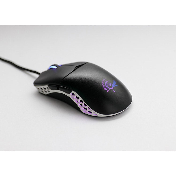 DUCKY FEATHER RGB Wired Hauno Switches Gaming Mouse - Black