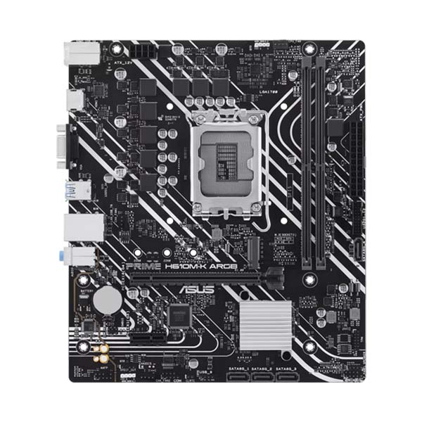 ASUS PRIME H610M-K ARGB DDR5 Motherboard - Black