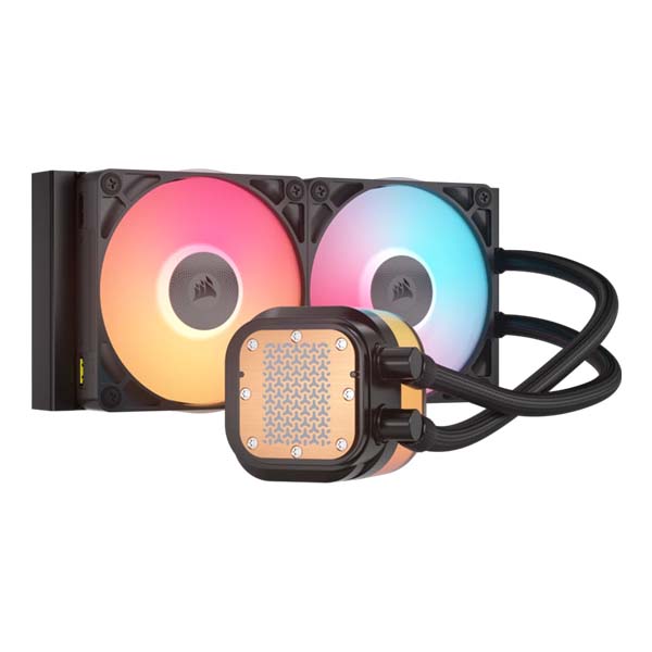CORSAIR iCUE LINK TITAN 240 RX LCD Liquid CPU Cooler - Black